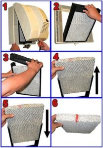 Humidifier pad replacement